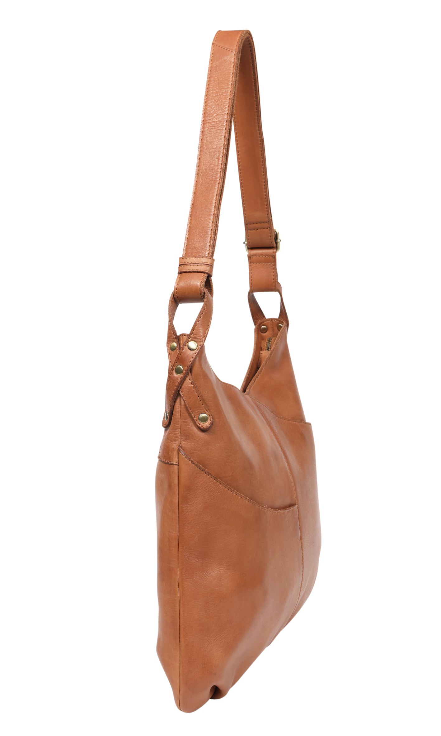 Ladies Leather Hobo/Cross Body Bag – New Arrivals 7882 Tan