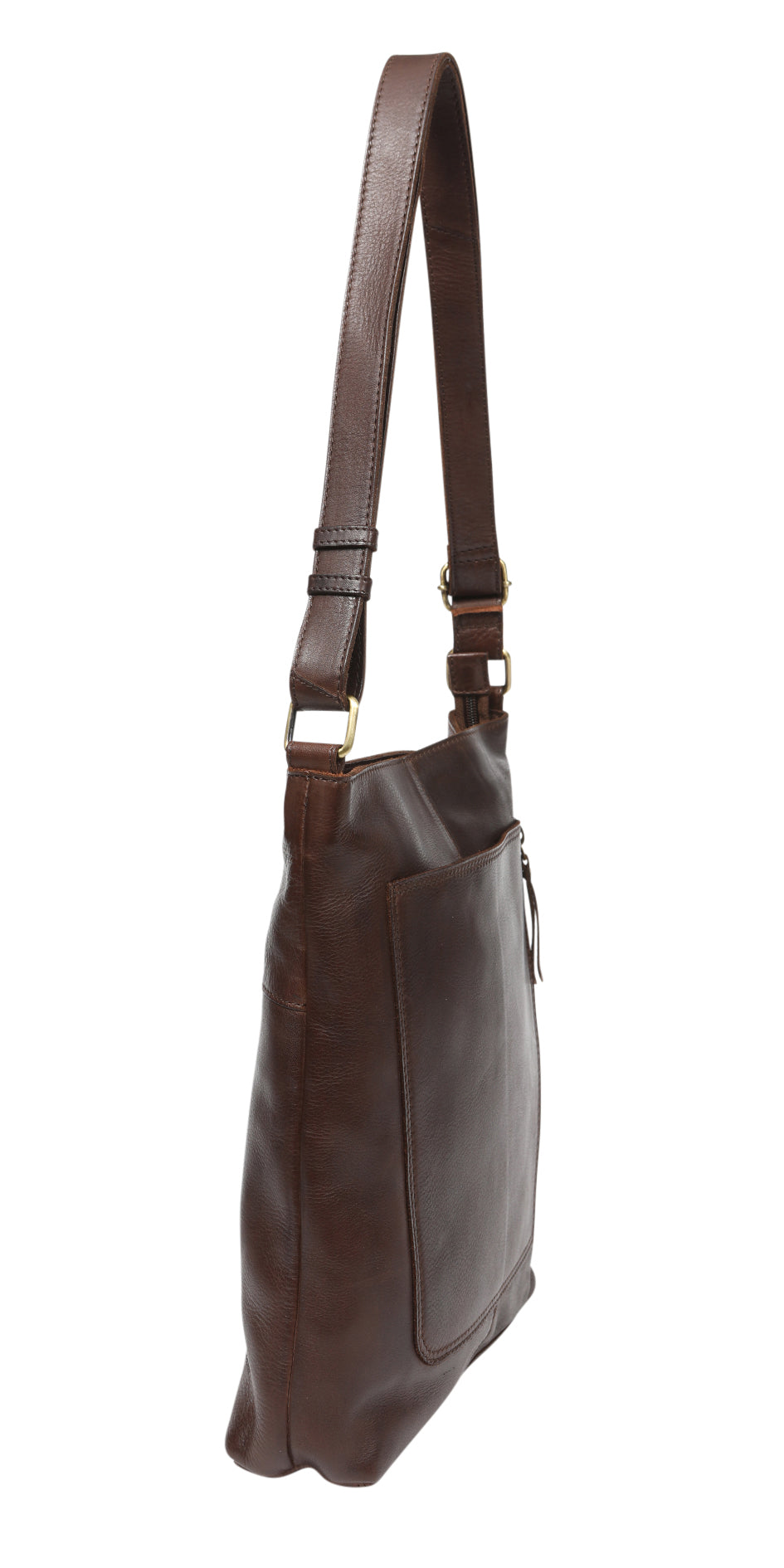 Ladies Leather Hobo/Cross Body Bag - New Arrivals 7884 Brown