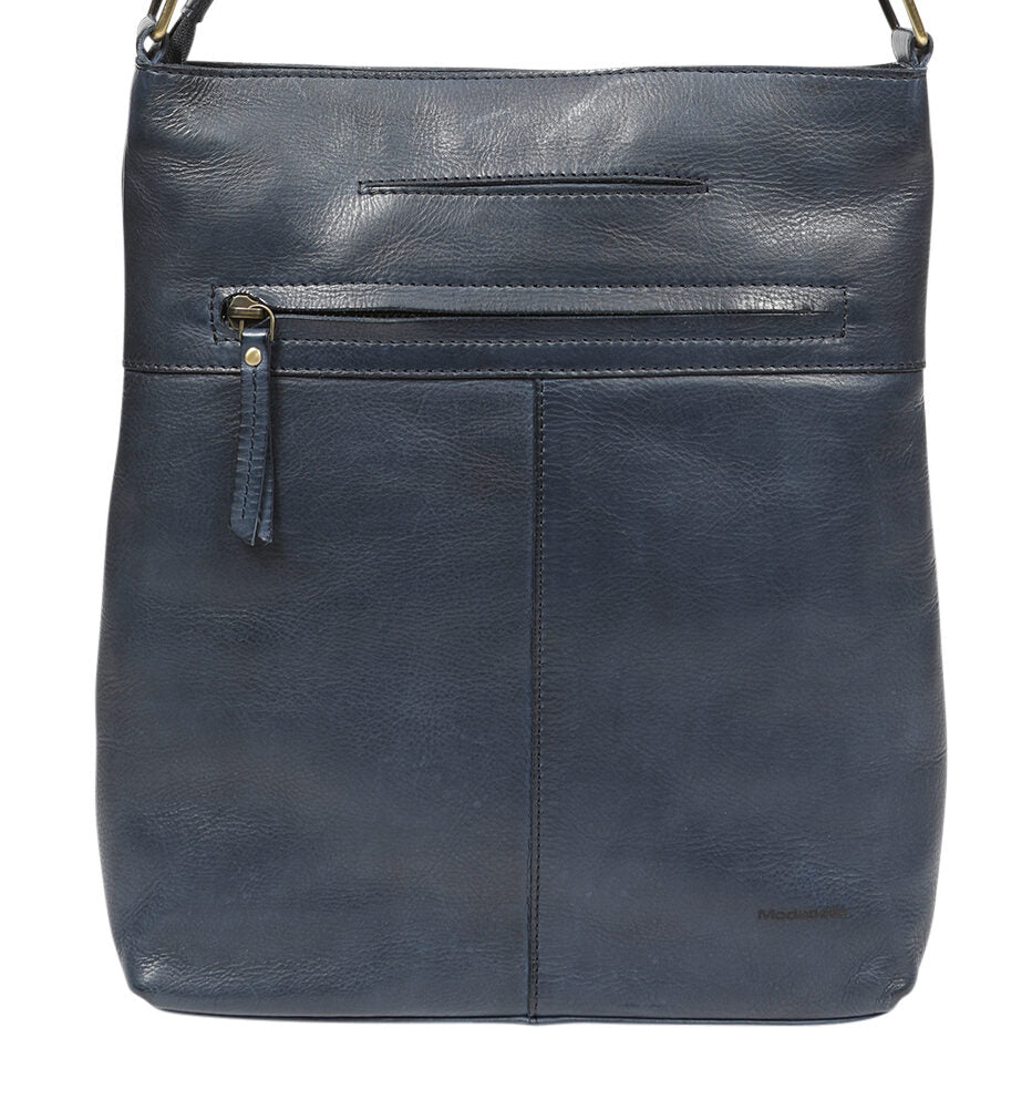 Ladies Leather Hobo/Cross Body Bag - New Arrivals 7884 Navy