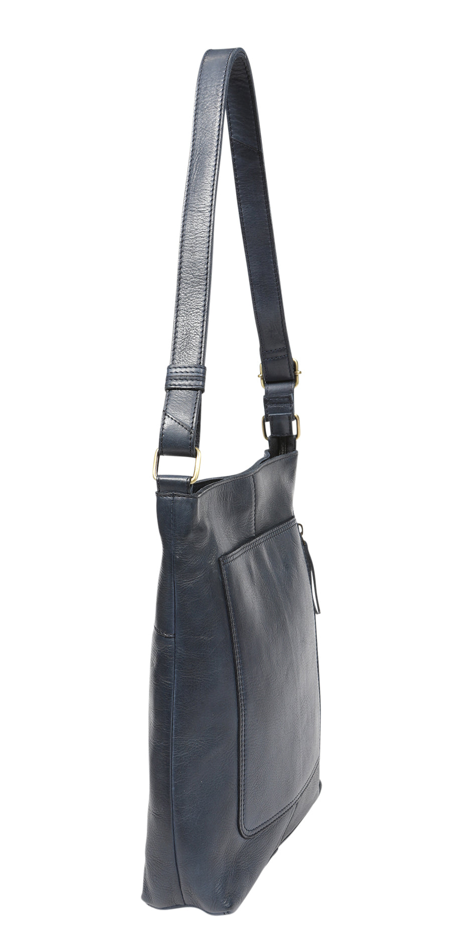 Ladies Leather Hobo/Cross Body Bag - New Arrivals 7884 Navy