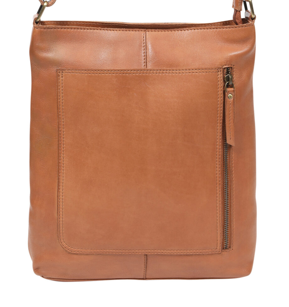 Ladies Leather Hobo/Cross Body Bag - New Arrivals 7884 Tan