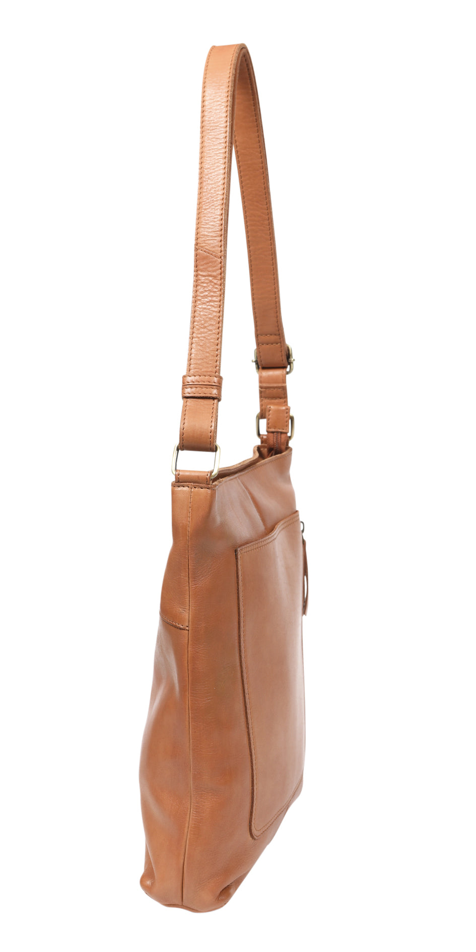 Ladies Leather Hobo/Cross Body Bag - New Arrivals 7884 Tan