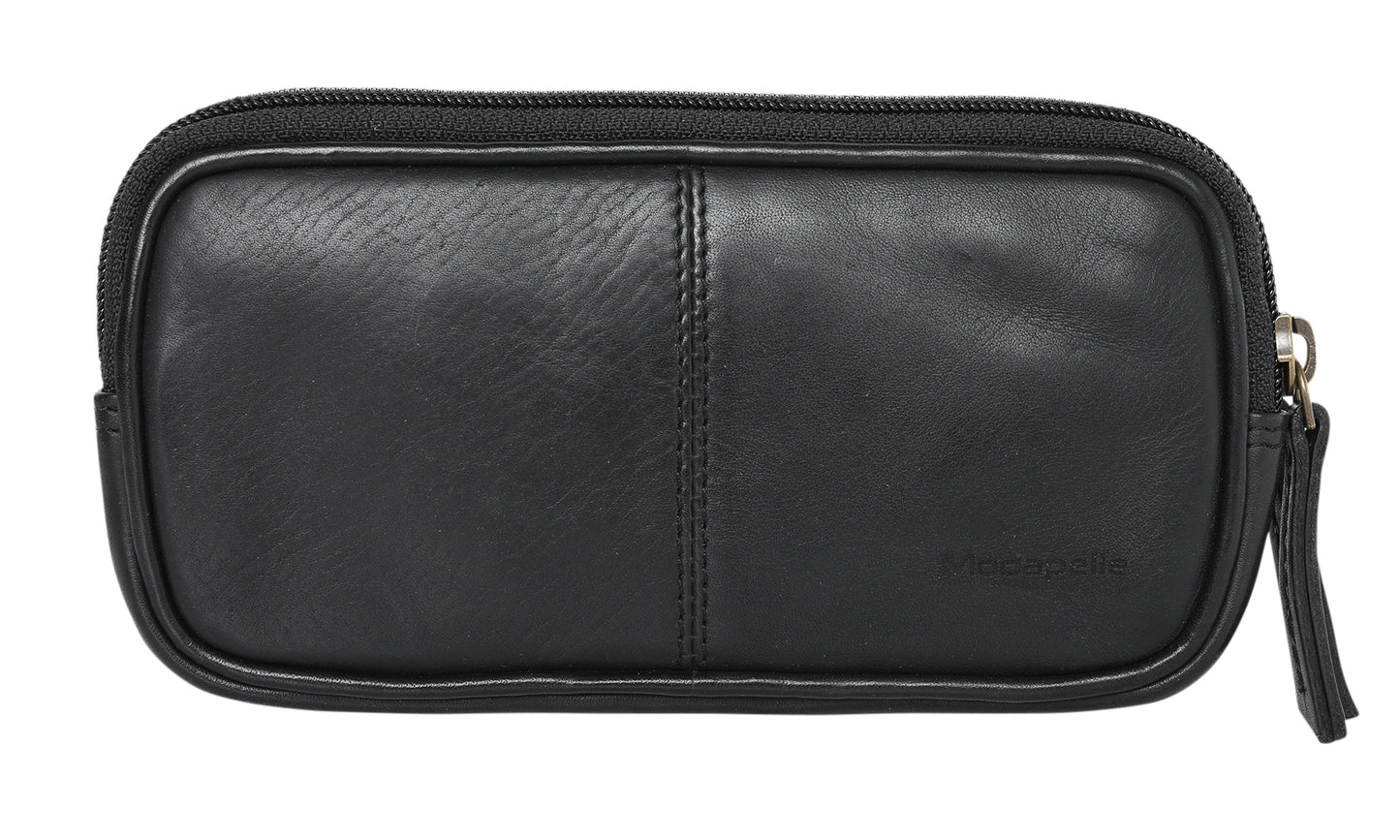 Ladies Leather Utility / Optical Case New Arrivals Style 7885 Black