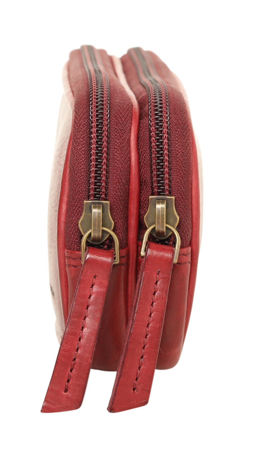 Ladies Leather Utility / Optical Case New Arrivals Style 7885 Burgundy