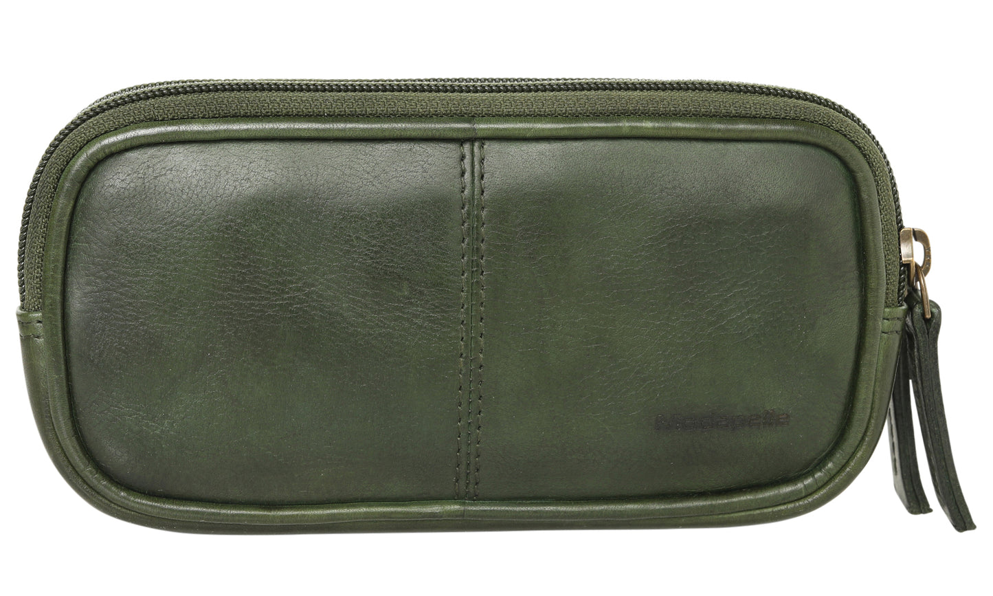 Ladies Leather Utility / Optical Case New Arrivals Style 7885 Olive