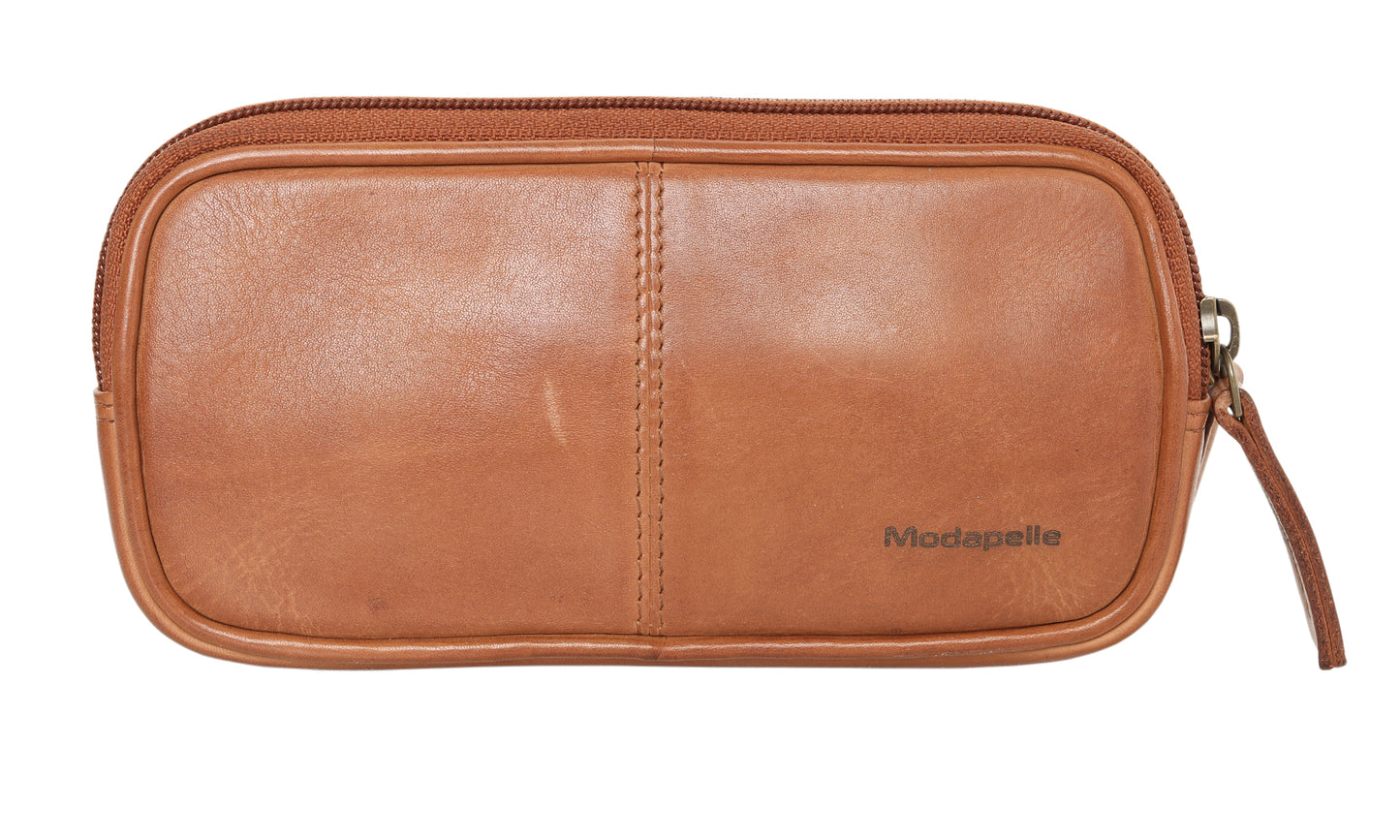 Ladies Leather Utility / Optical Case New Arrivals Style 7885 Tan