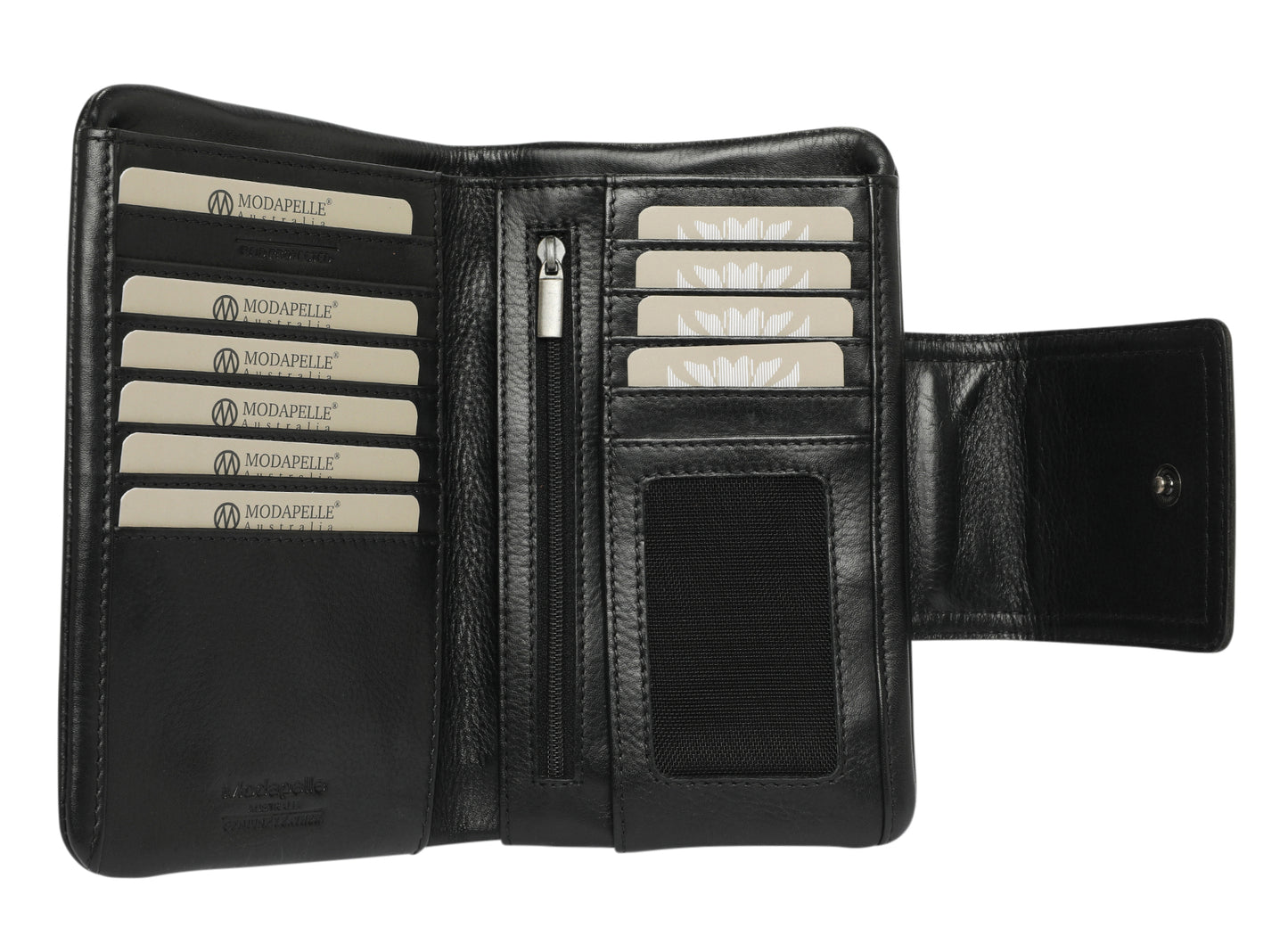 Ladies Leather Wallet Style 7886 Black