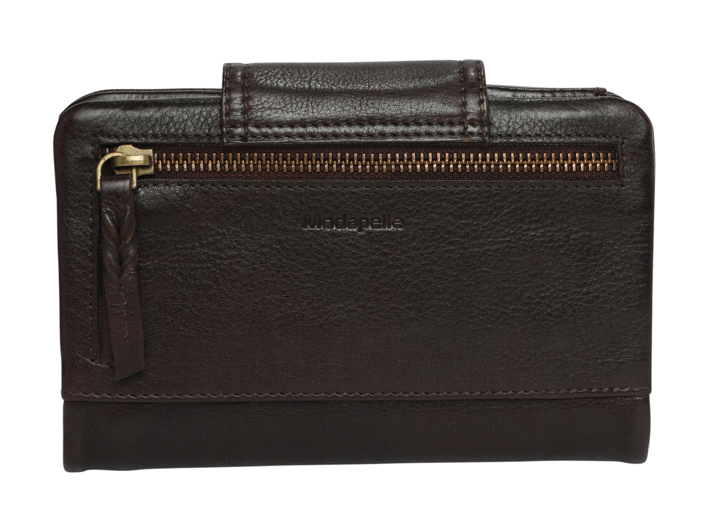 Ladies Leather Wallet Style 7886 Dark Brown