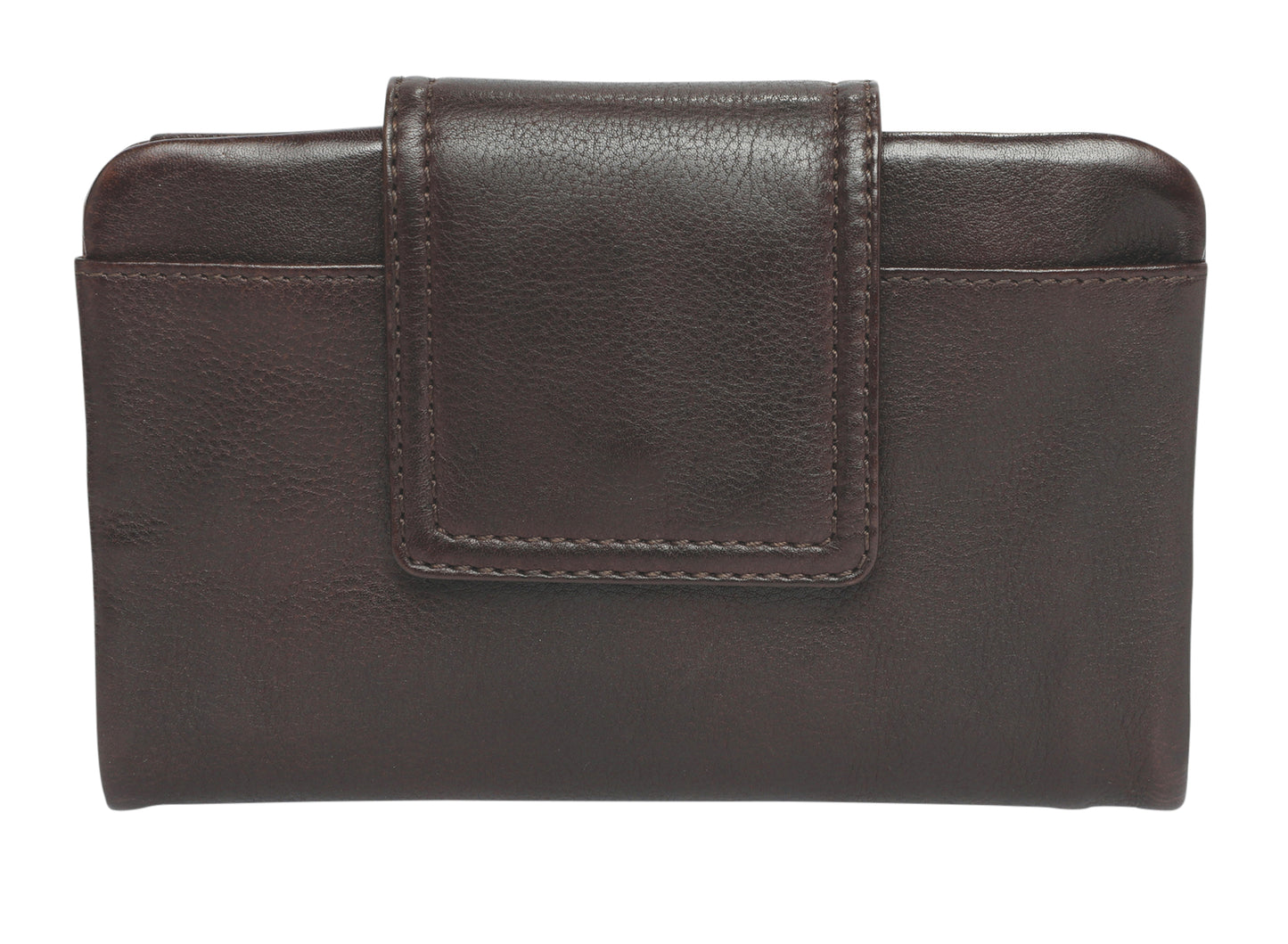 Ladies Leather Wallet Style 7886 Dark Brown