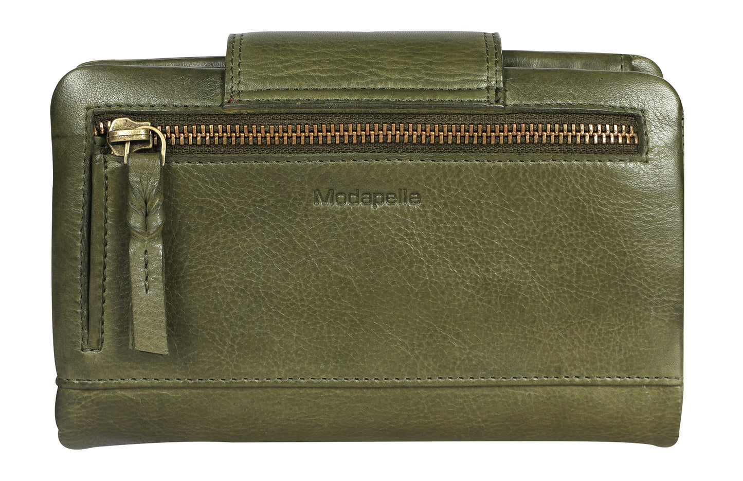 Ladies Leather Wallet Style 7886 Olive