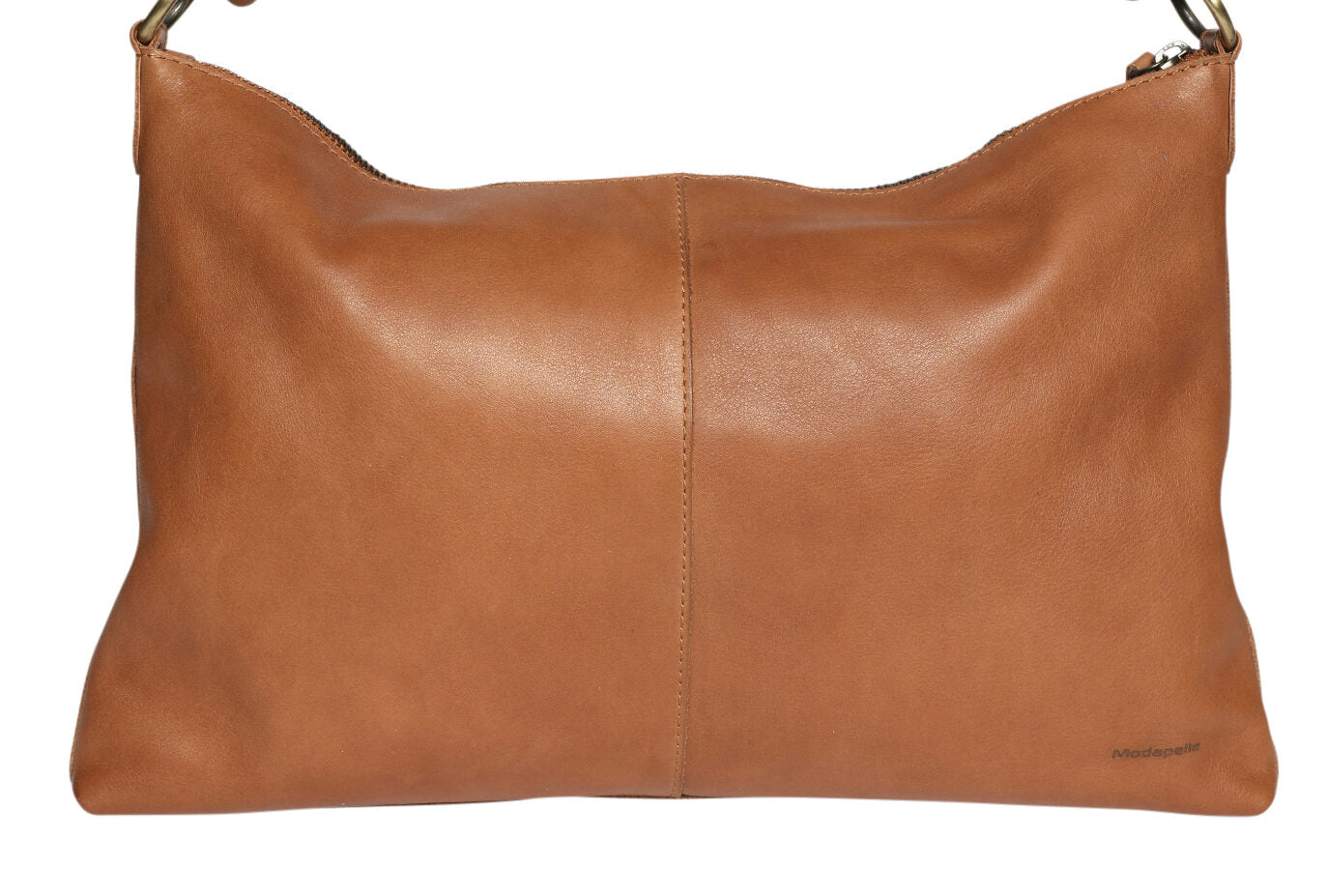 Ladies Leather Shoulder Bag/Hobo Style 7891 Tan
