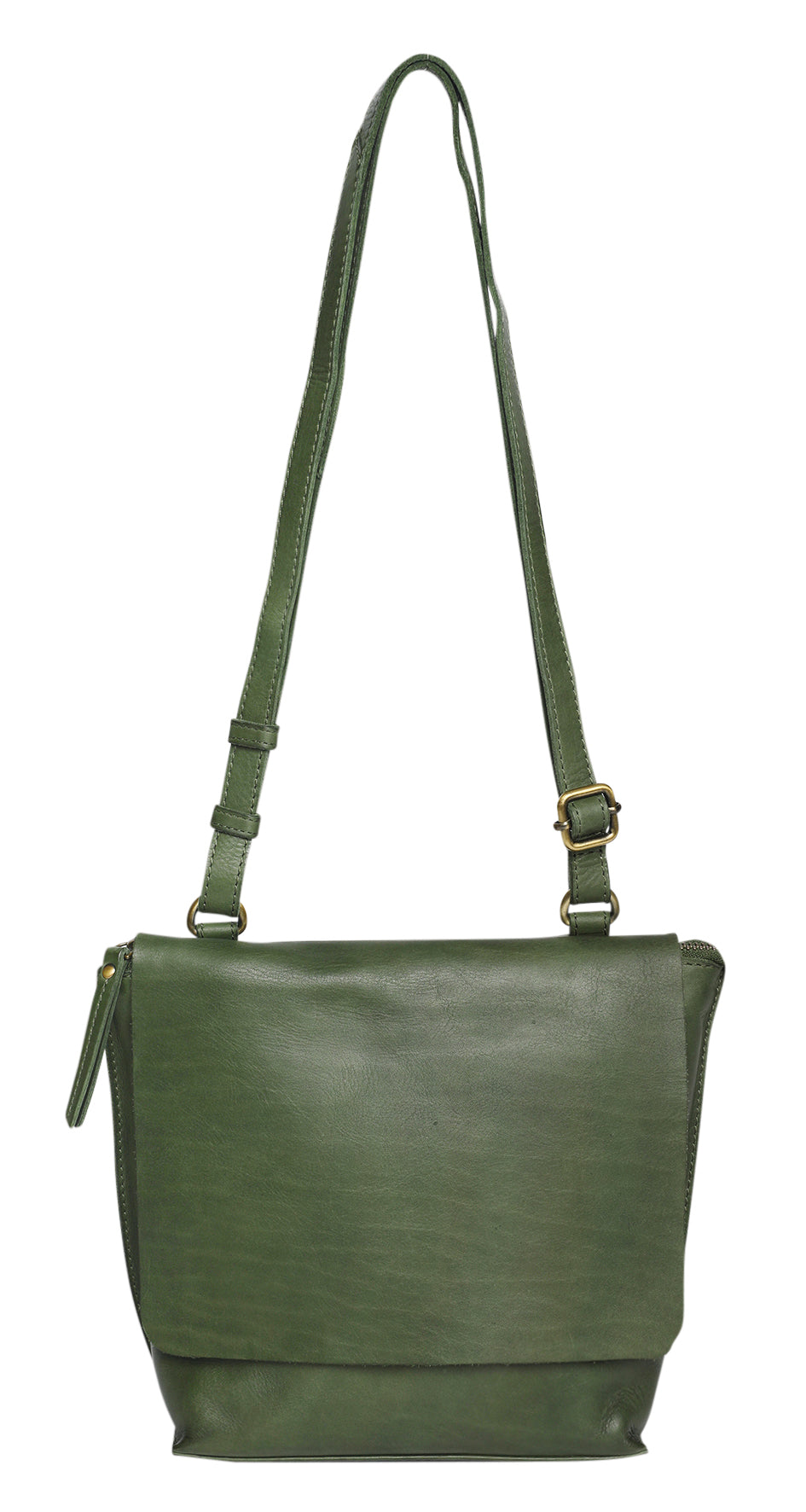 Ladies Leather Cross Body - New Arrivals Style 7894 Olive