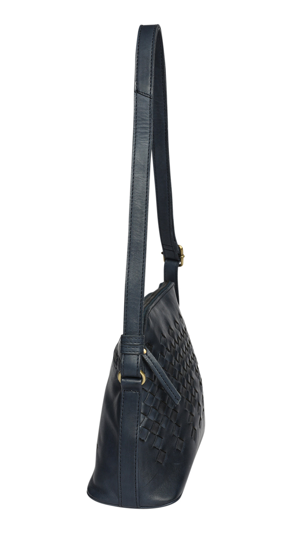 Ladies Leather Cross Body - New Arrivals Style 7895 Navy