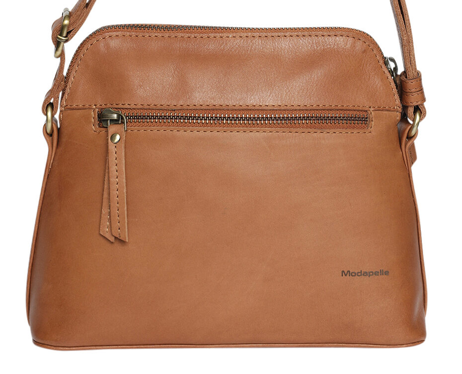Ladies Leather Cross Body - New Arrivals Style 7895 Tan