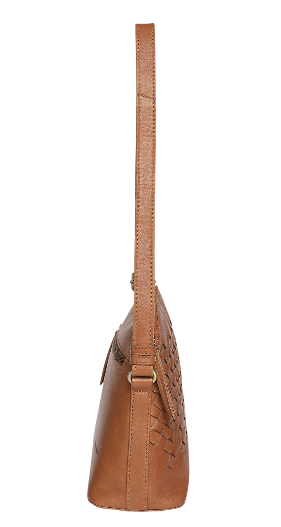 Ladies Leather Cross Body - New Arrivals Style 7895 Tan