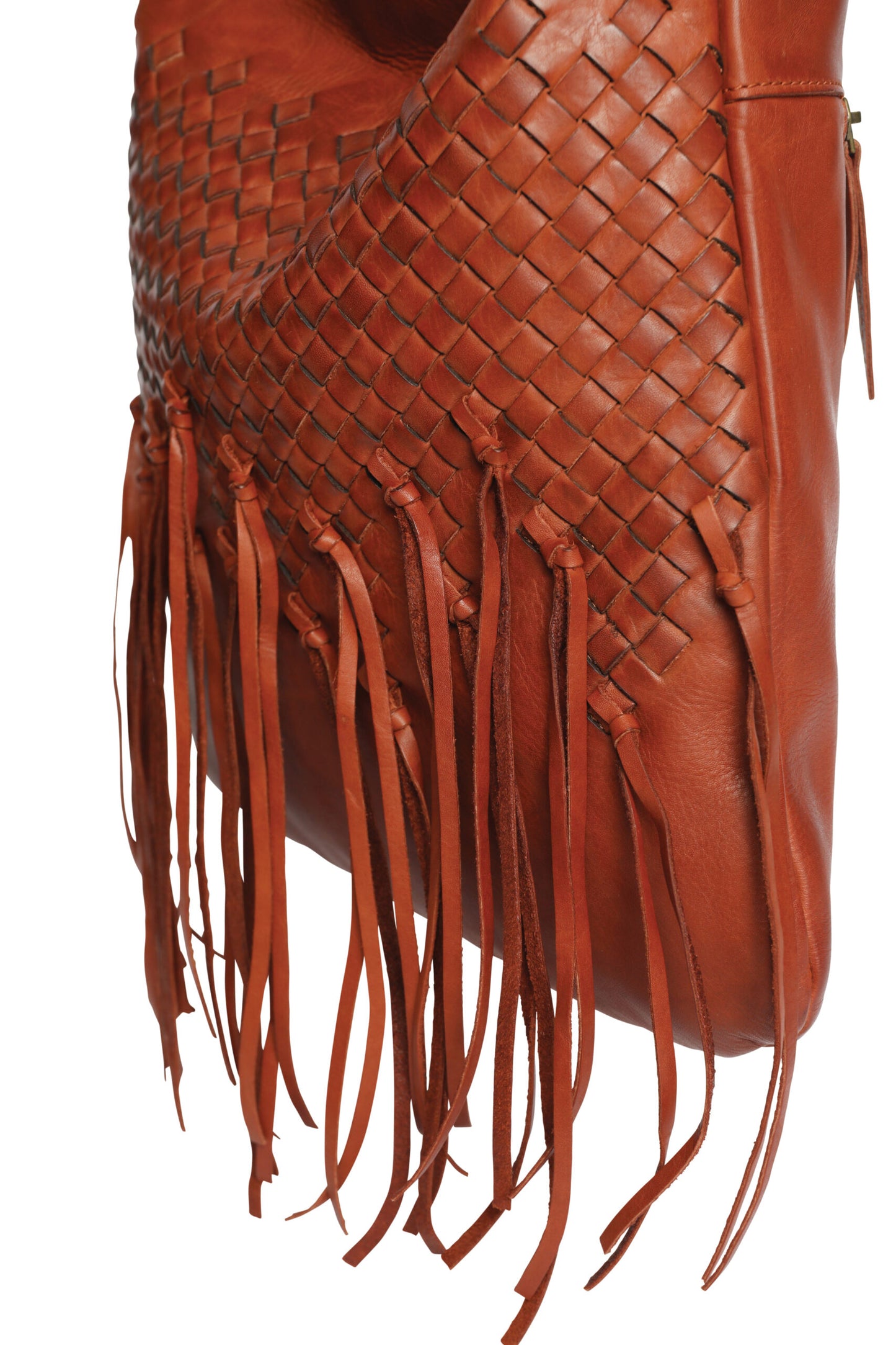 Ladies Leather Shoulder/Cross Body Style 7897 Cognac