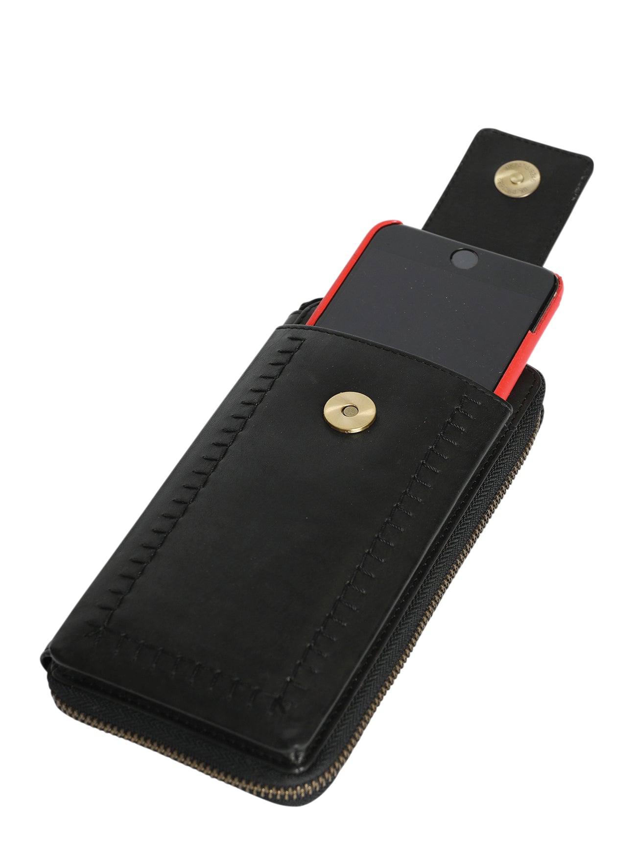 Ladies Cross Body Bag and Ladies Leather Wallet Style 7900 Black