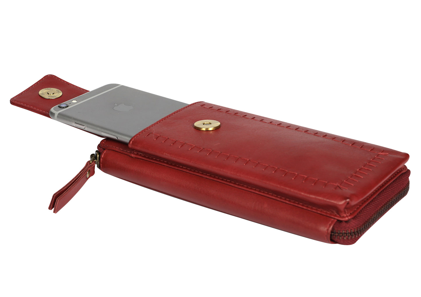 Ladies Cross Body Bag and Ladies Leather Wallet Style 7900 Burgundy