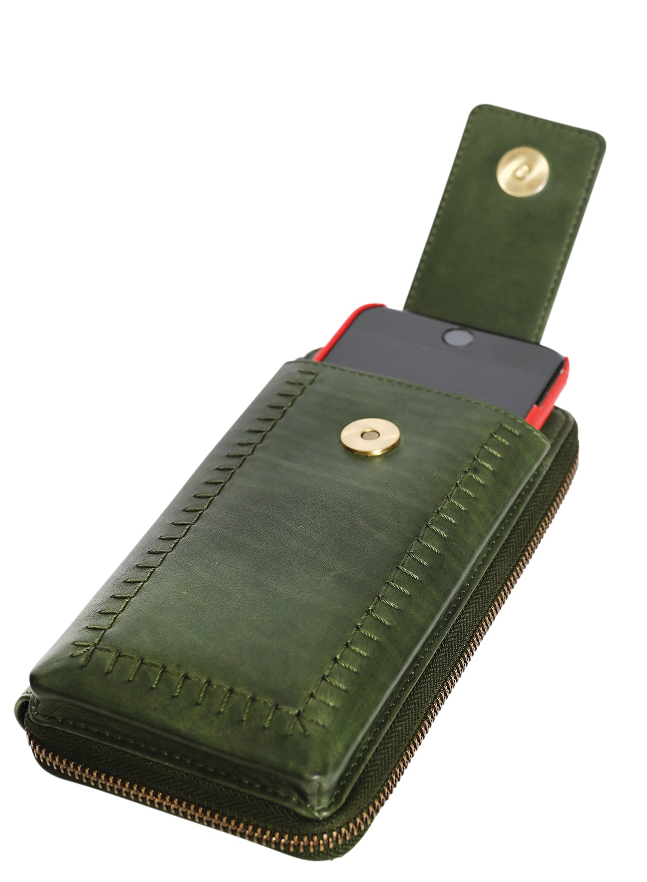 Ladies Cross Body Bag and Ladies Leather Wallet Style 7900 Olive
