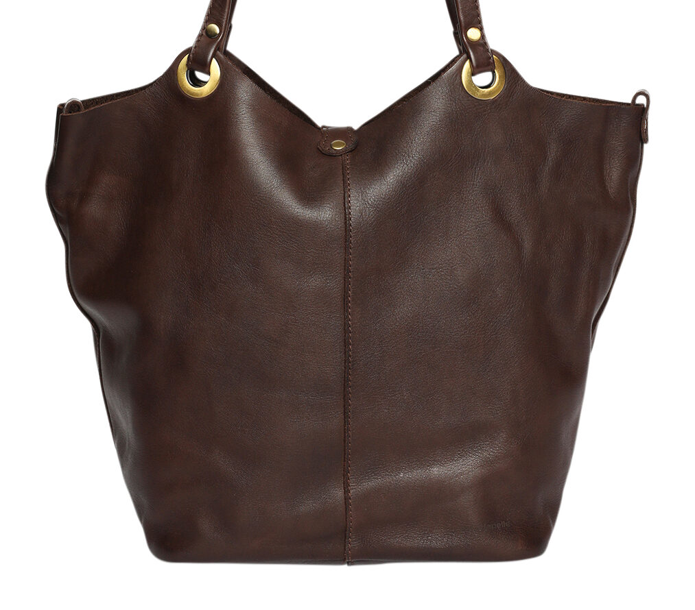 Ladies Leather Tote Style 7904 Brown