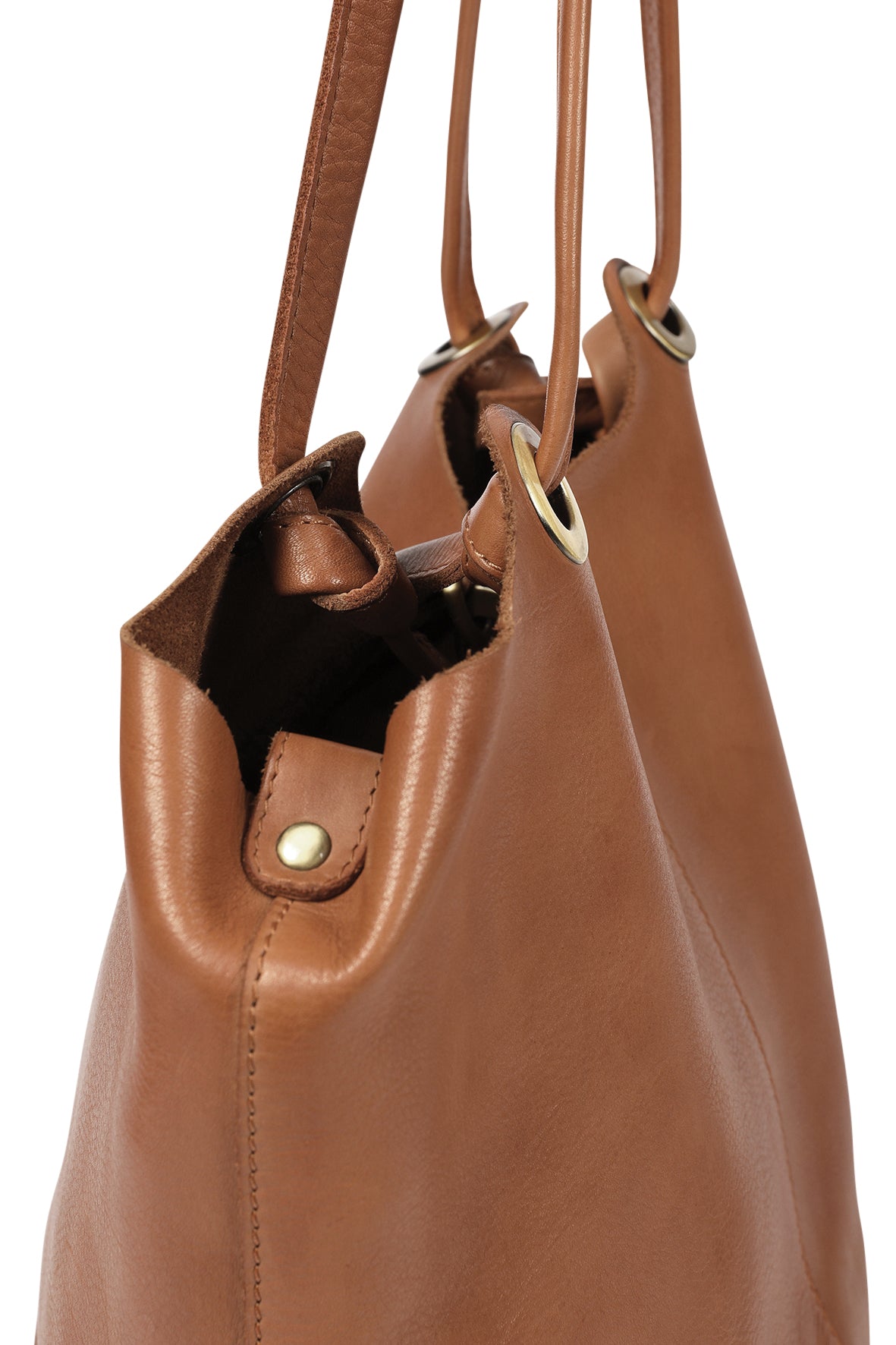 Ladies Leather Tote Style 7904 Brown