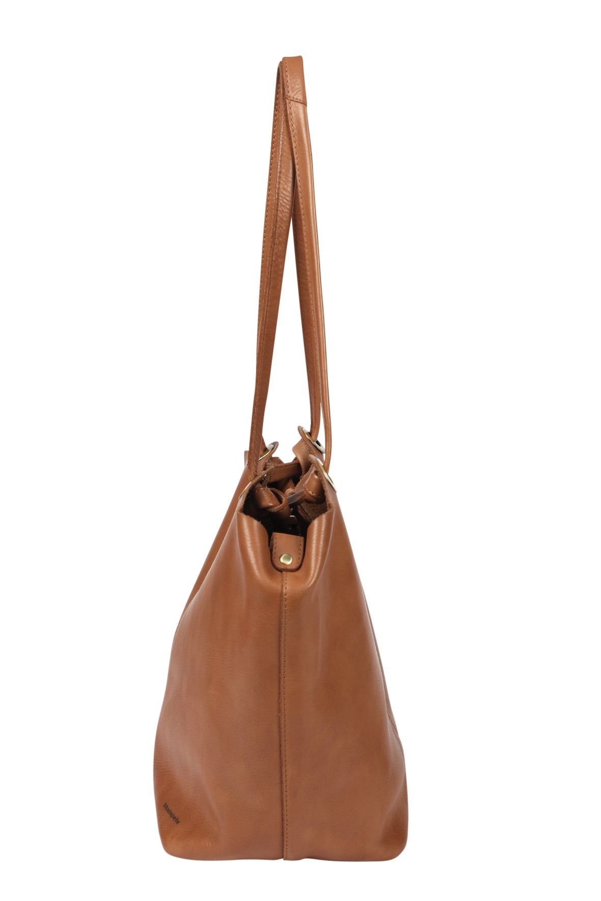 Ladies Leather Tote Style 7904 Tan