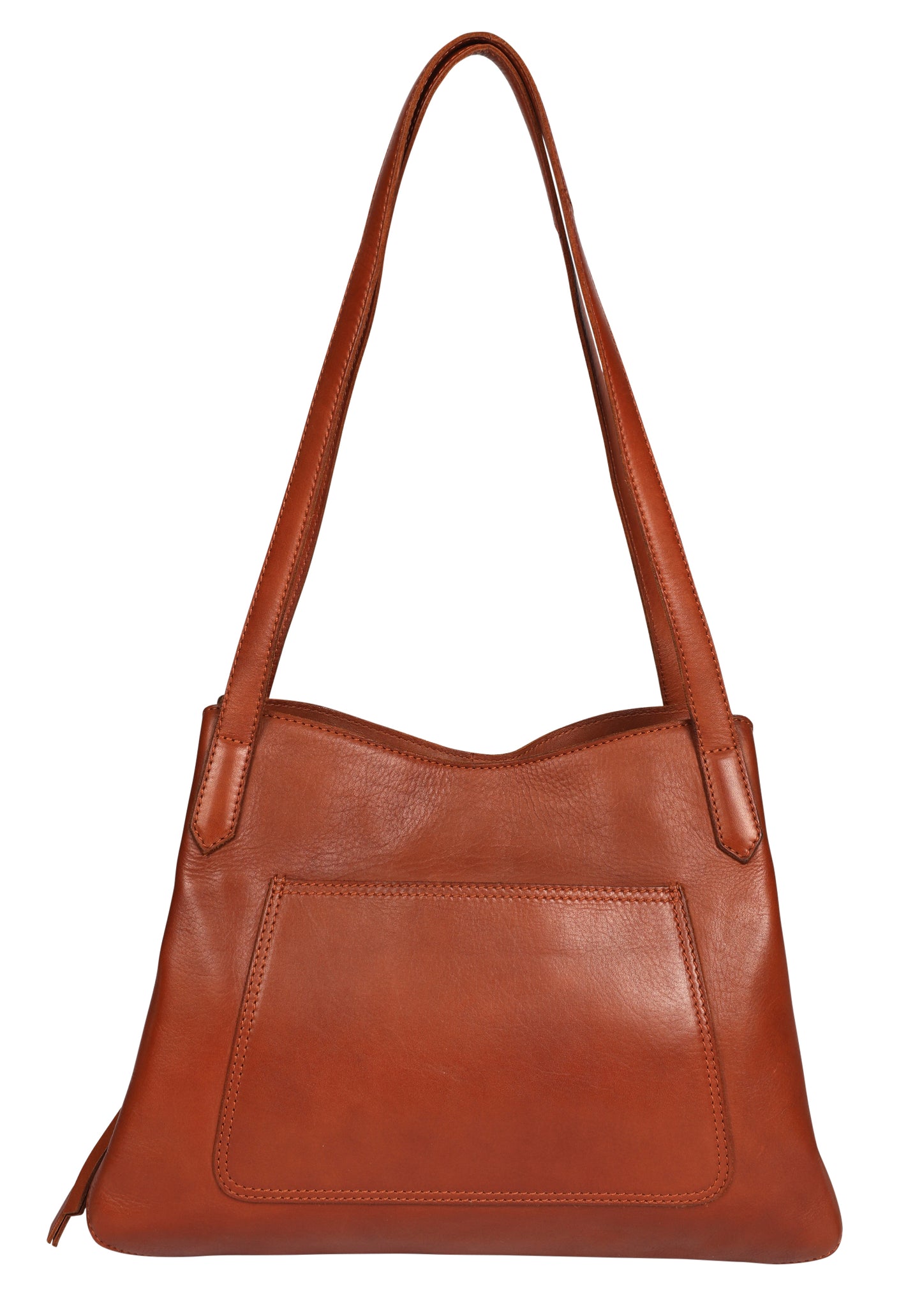 Ladies Leather Tote Style 7909 Cognac