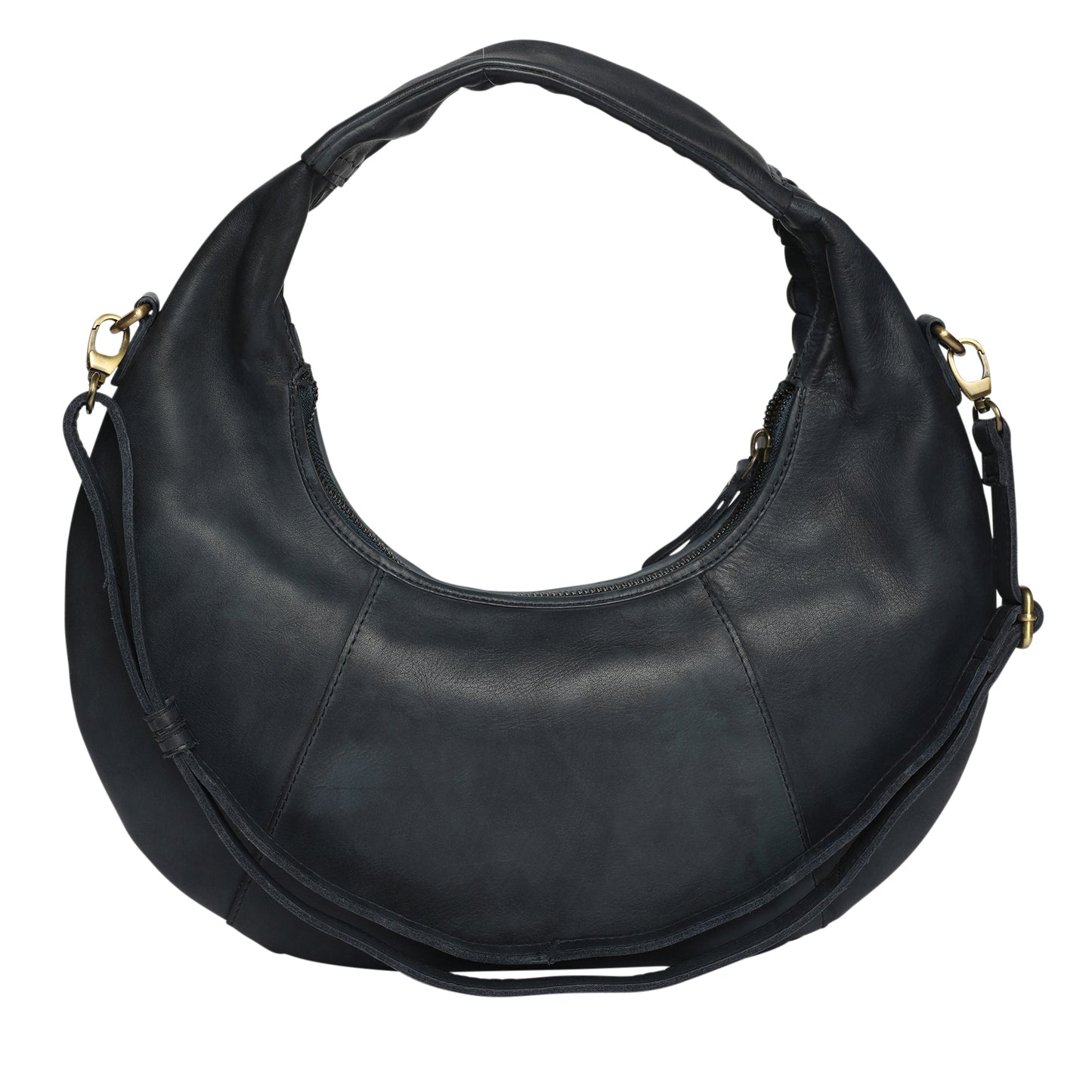 Ladies Leather Shoulder/Cross Body Style 7911 Navy