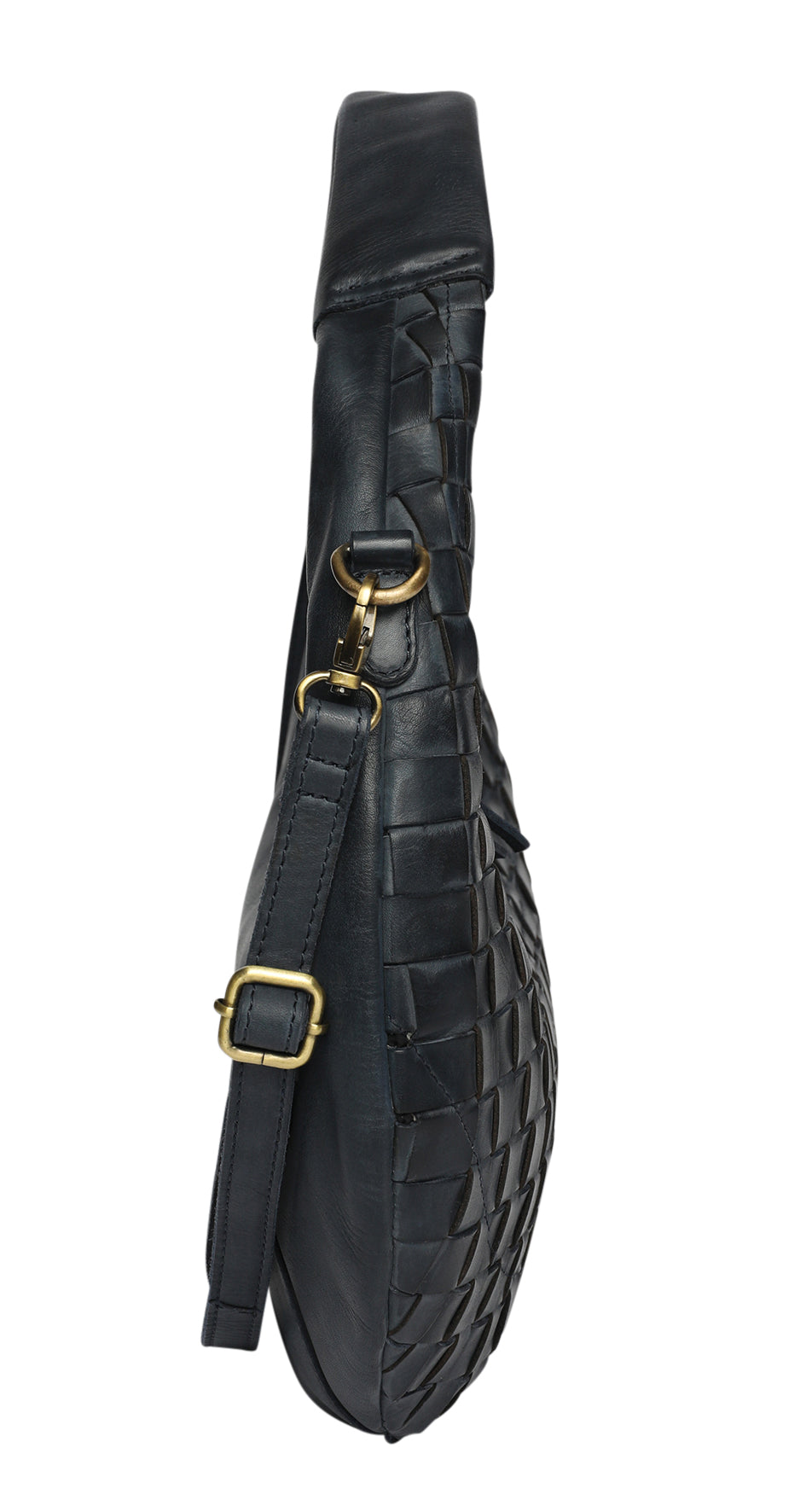 Ladies Leather Shoulder/Cross Body Style 7911 Navy