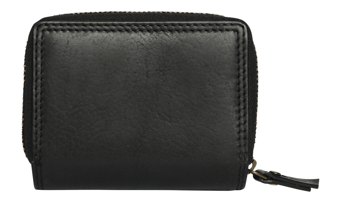 Ladies Leather Wallet Style 7912 Black
