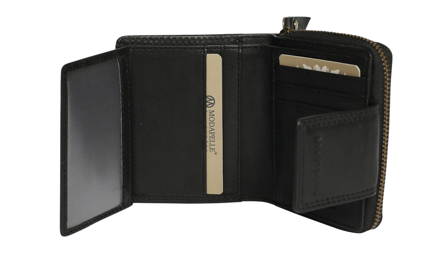 Ladies Leather Wallet Style 7912 Black