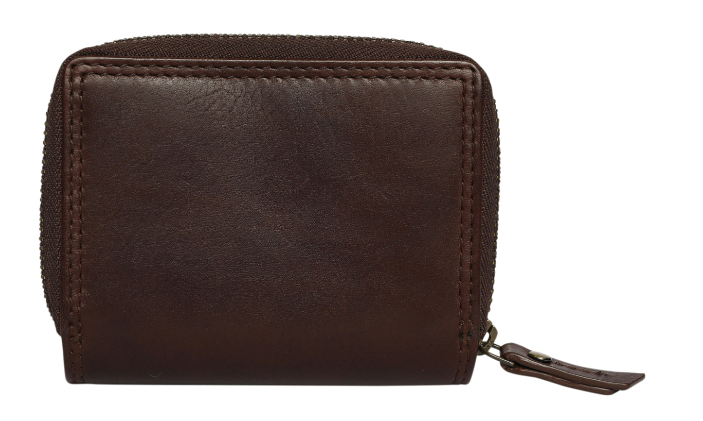Ladies Leather Wallet Style 7912 Brown