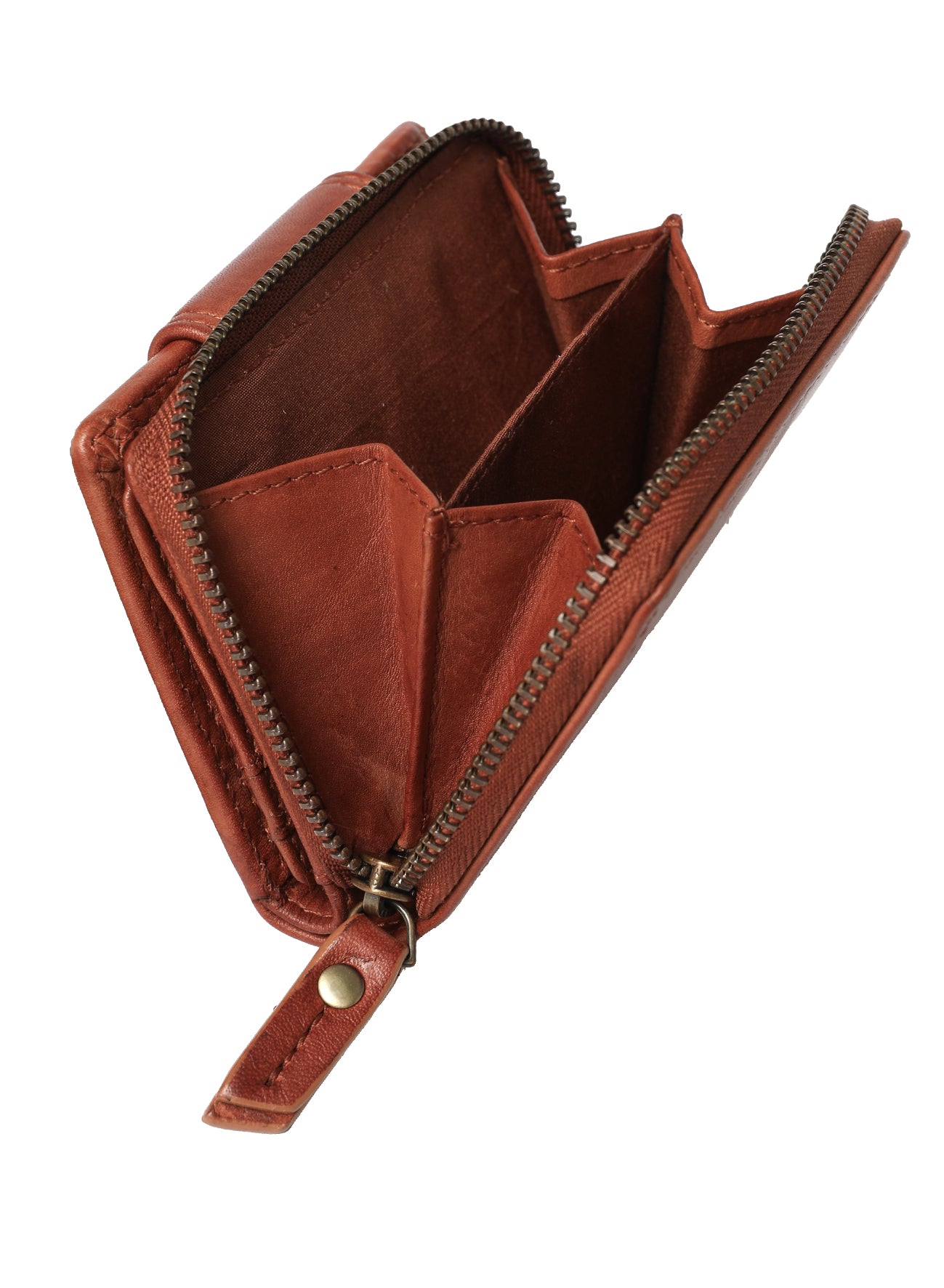Ladies Leather Wallet Style 7912 Cognac