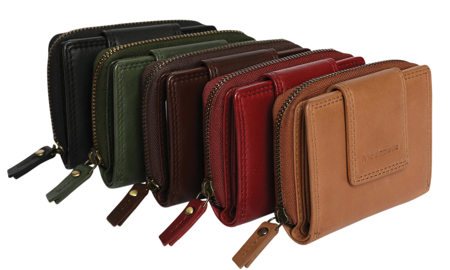 Ladies Leather Wallet Style 7912 Brown