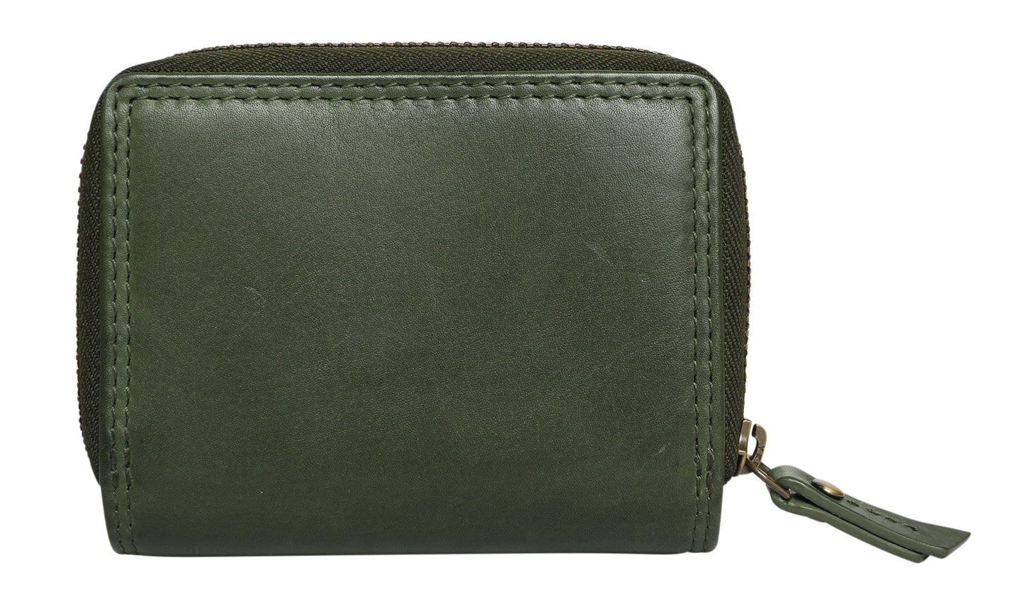Ladies Leather Wallet Style 7912 Olive