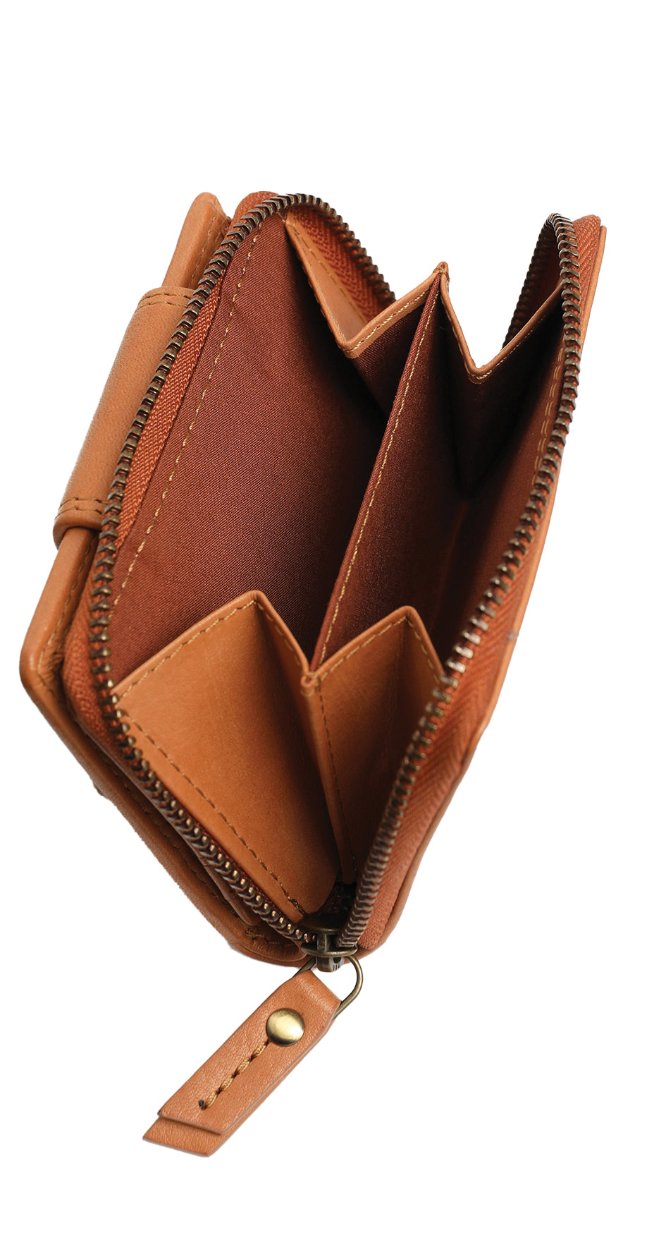 Ladies Leather Wallet Style 7912 Tan