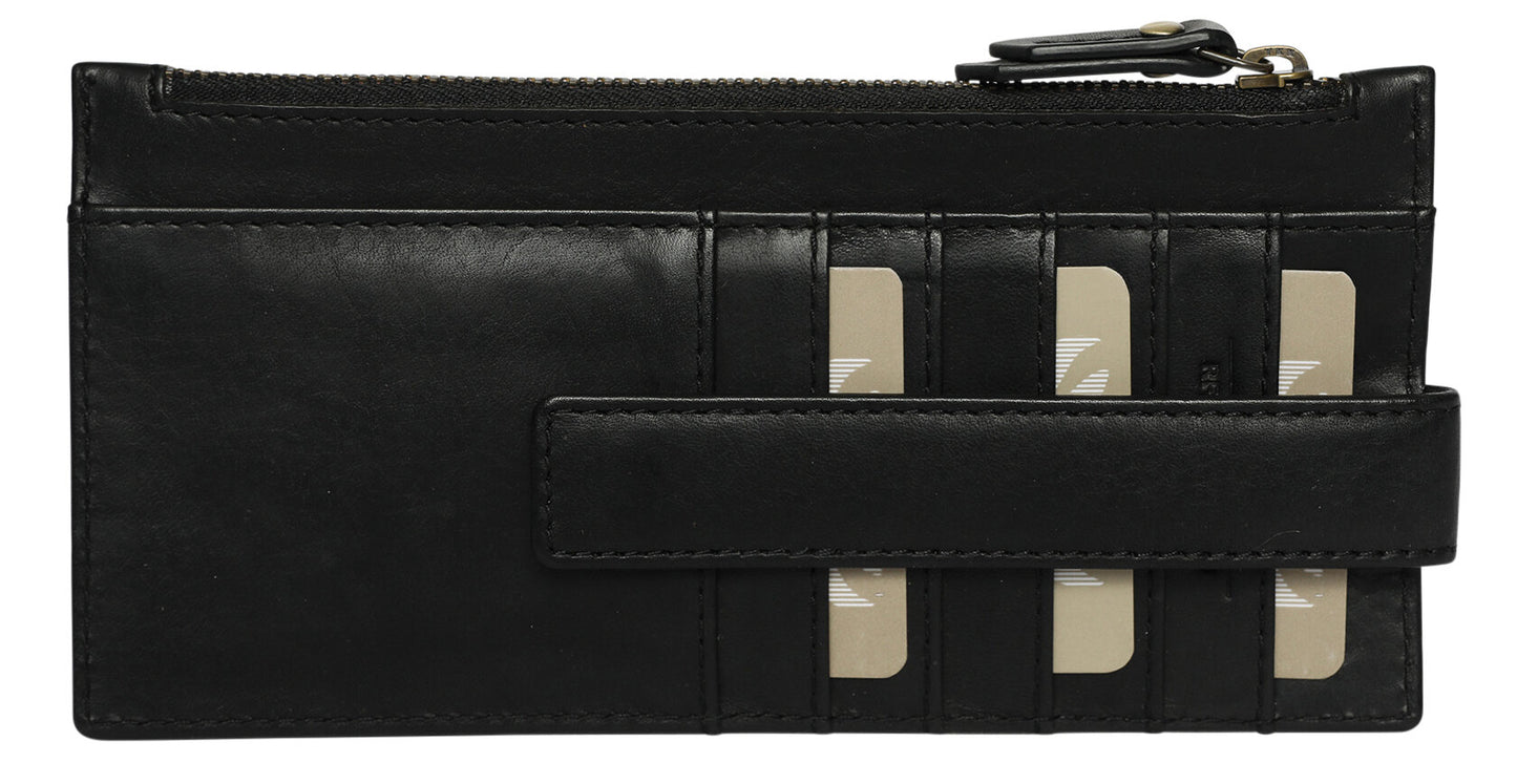 Ladies Leather Wallet - New Arrivals Style 7915 Black