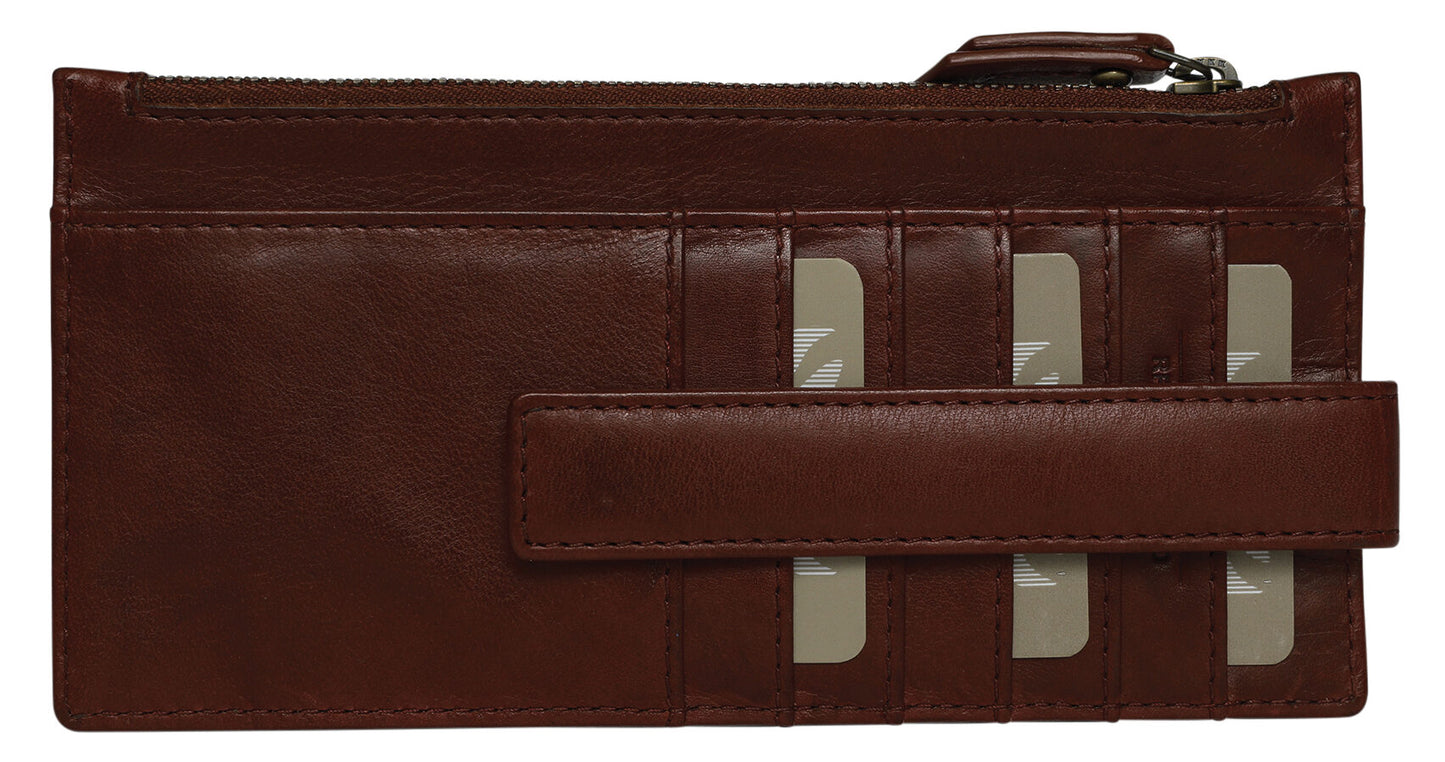 Ladies Leather Wallet - New Arrivals Style 7915 Brown