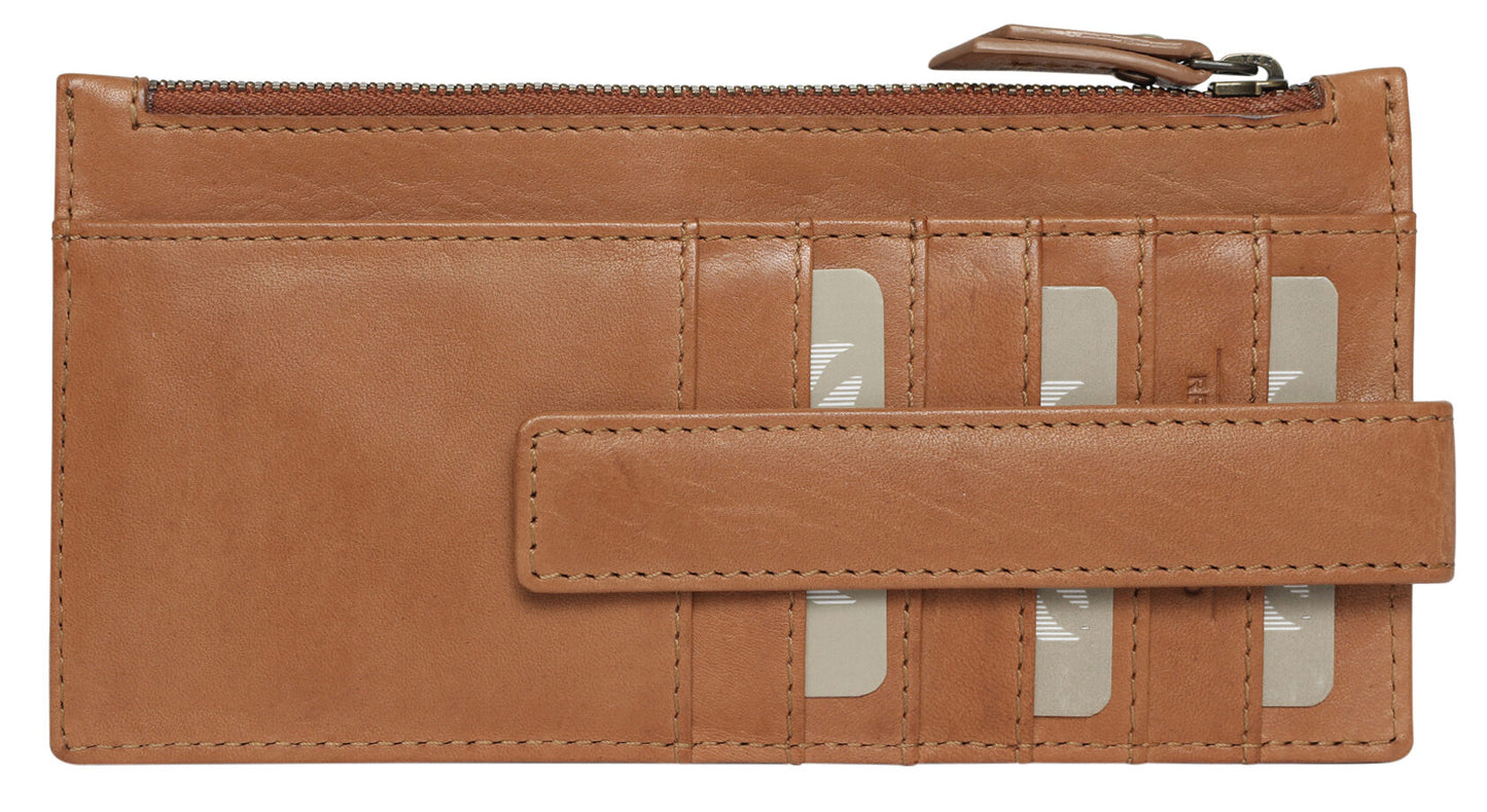 Ladies Leather Wallet - New Arrivals Style 7915 Tan