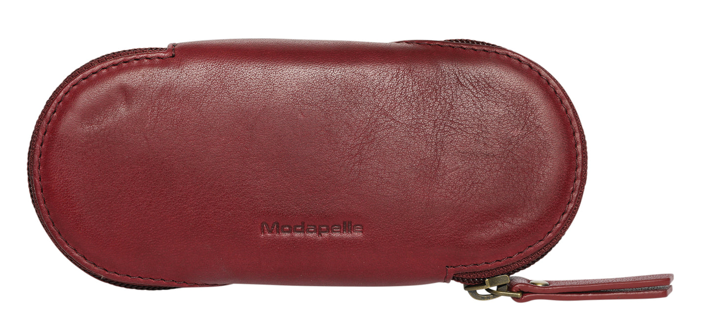 Leather Optical Case Style 7916 Burgundy