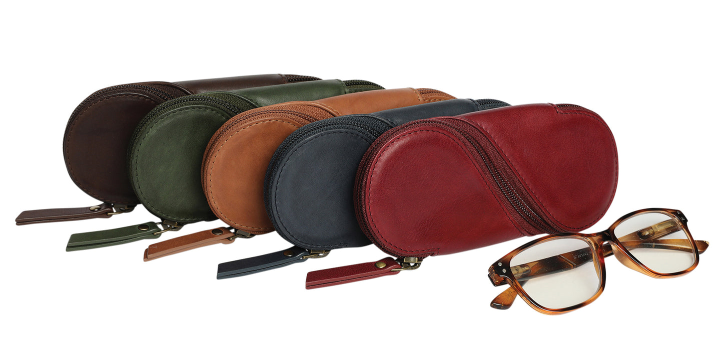 Leather Optical Case Style 7916 Brown