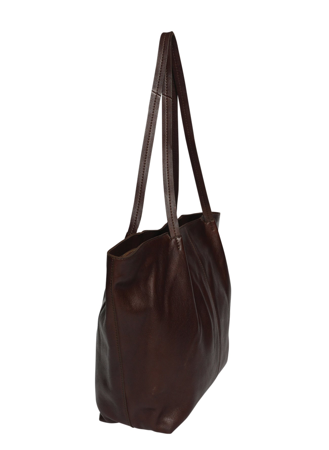 Ladies Leather Tote Style 7933 Brown