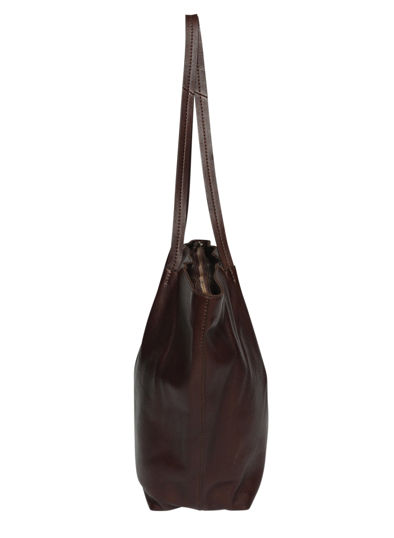 Ladies Leather Tote Style 7933 Brown