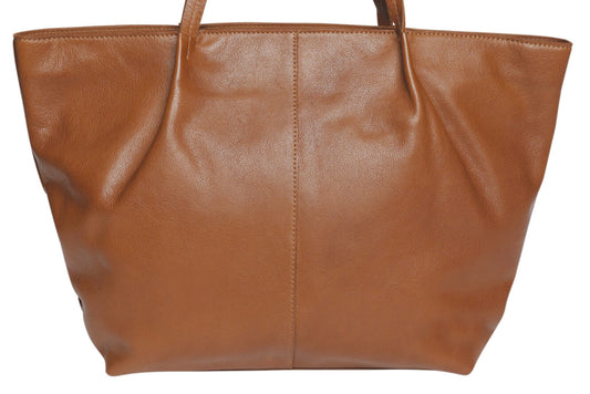 Ladies Leather Tote Style 7933 Tan