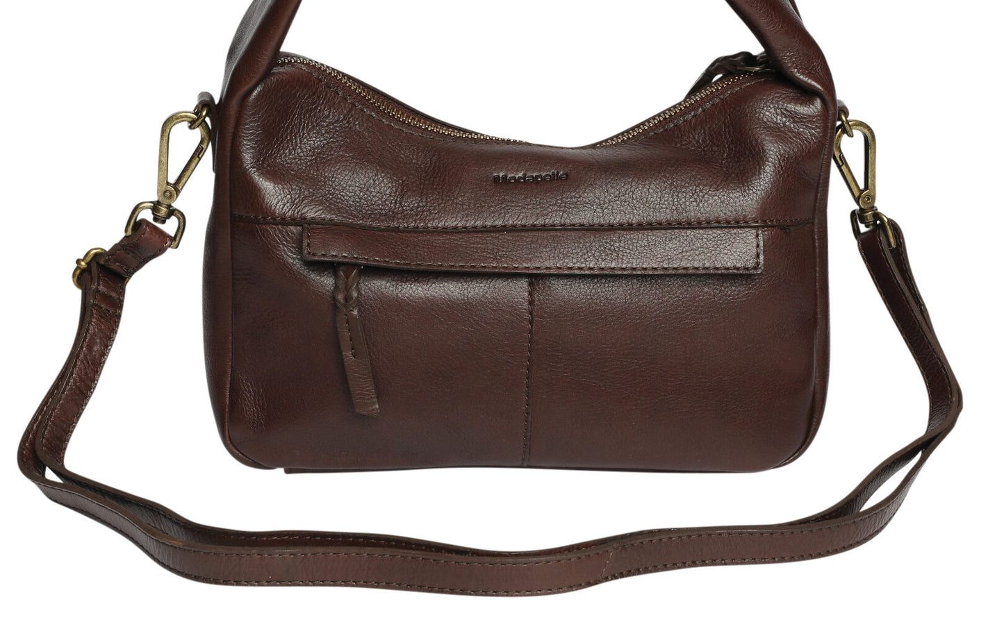 Ladies Leather Cross Body Style 7934 Brown