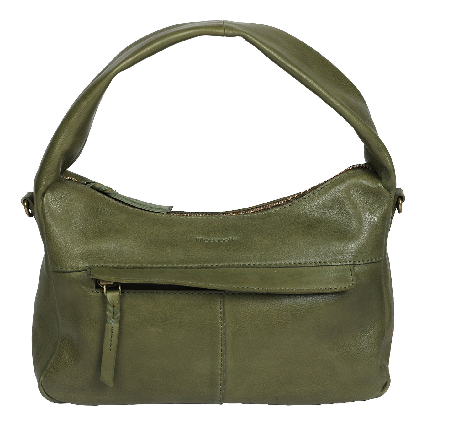 Ladies Leather Cross Body Style 7934 Olive