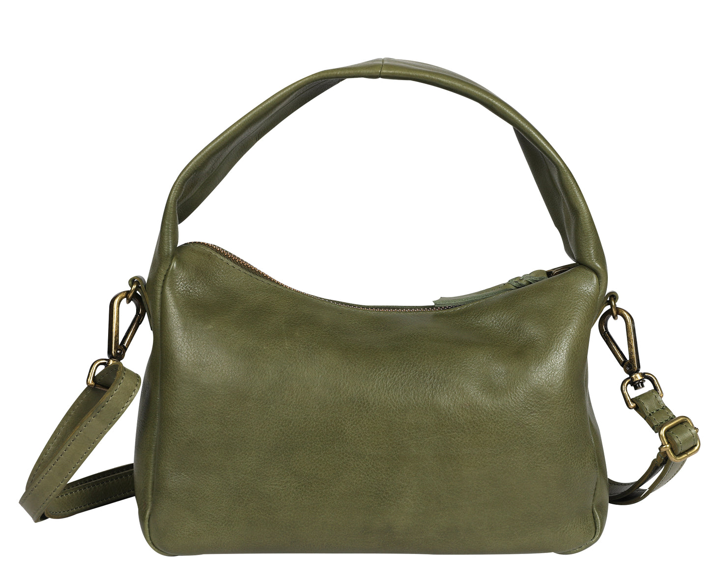 Ladies Leather Cross Body Style 7934 Olive