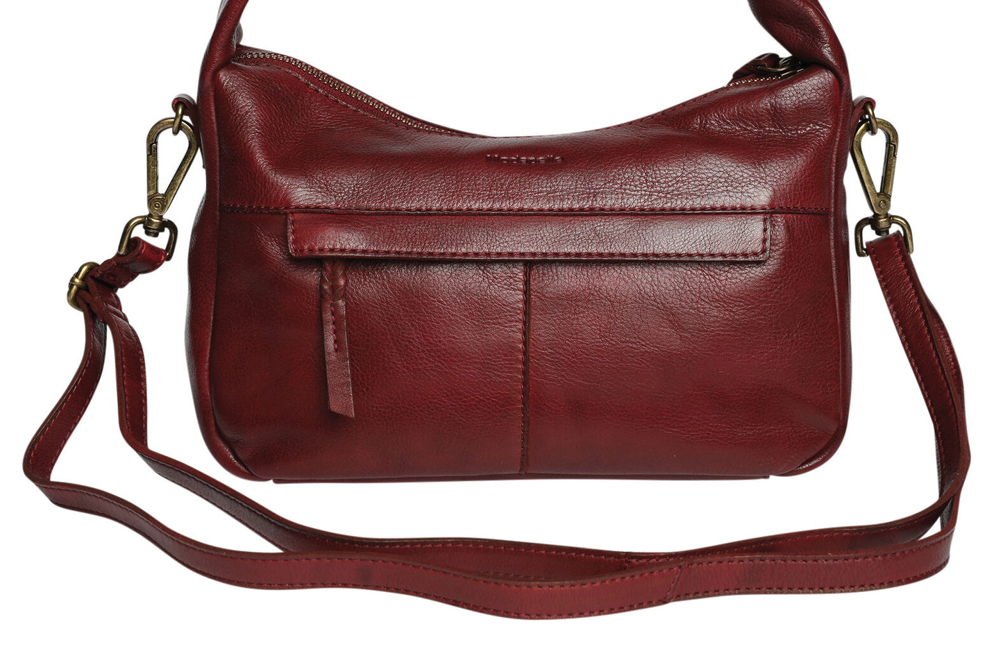 Ladies Leather Cross Body Style 7934 Oxblood