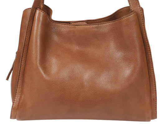 Ladies Leather Cross Body Style 7935 Tan