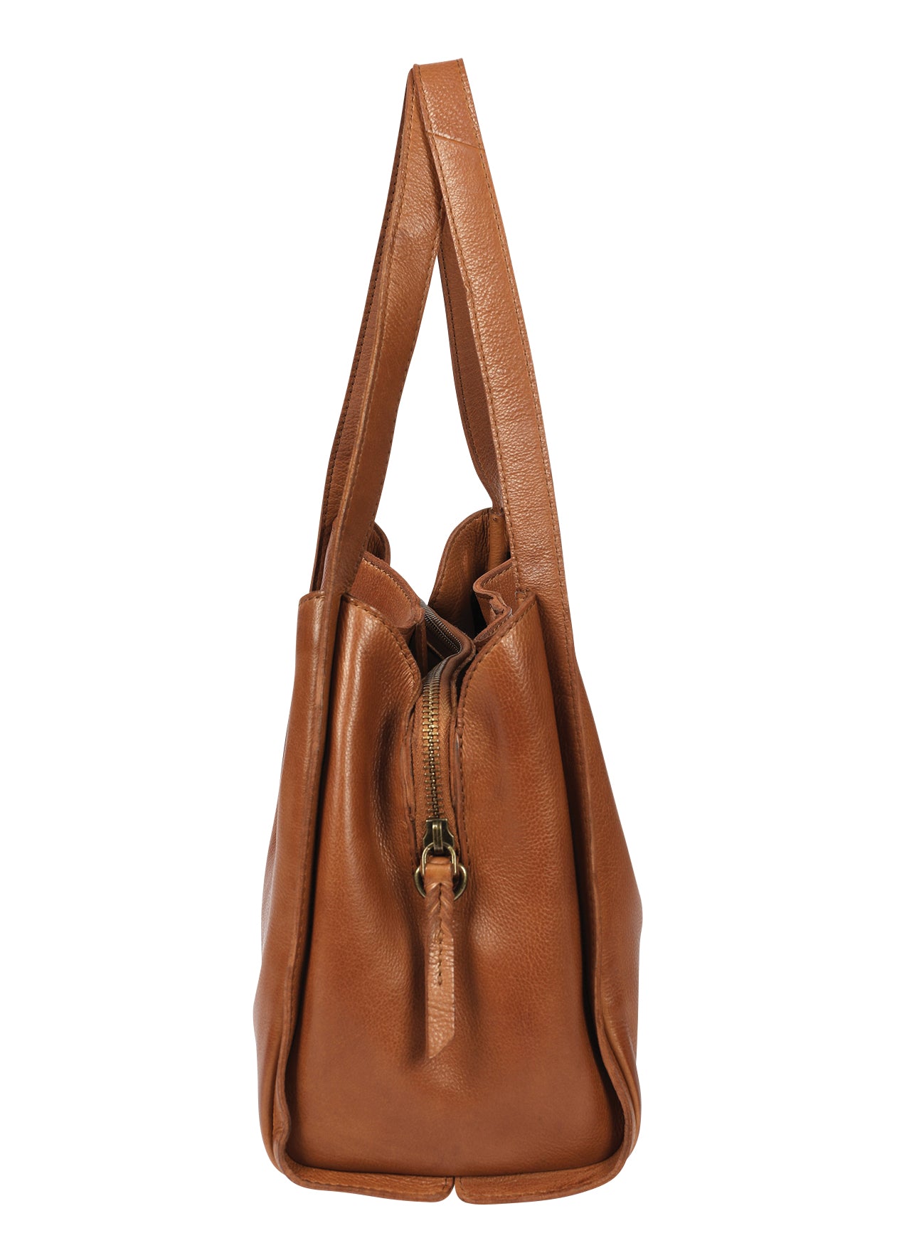 Ladies Leather Cross Body Style 7935 Tan